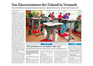 Das Klassenzimmer der Zukunft in Neumark